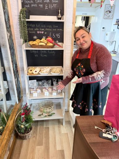 Whyte's Bakery Poster at cafe in Alloa Whyte's Bakery Poster at cafe in Alloa