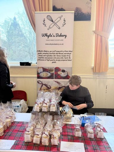 Whyte's Bakery Poster at Albert hall Whyte's Bakery Poster at Albert hall